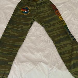 Aviator Nation camo sweats sz L